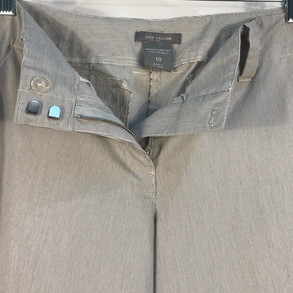 Ann Taylor Career Pants Pin strip Womens size 10 - Picture 6 of 7